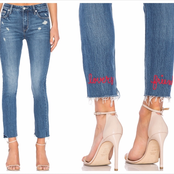 Lovers + Friends Denim - Lovers + Friends Logan High Rise Tapered Jean